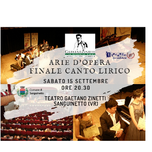 Arie d'Opera (Finale-Concerto) Premio Zinetti sez, Canto Lirico