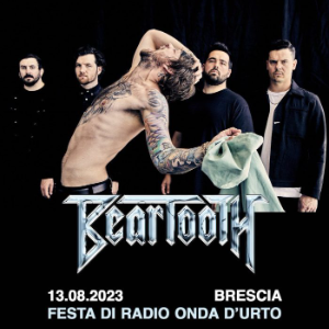 BEARTOOTH A FESTA RADIO ONDA D'URTO