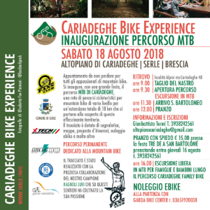 Inaugurazione Cariadeghe Bike Experience