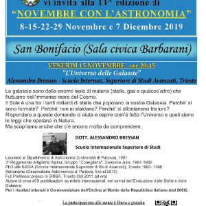 Novembre con l'Astronomia: