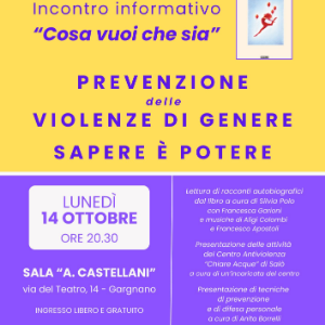 Cosa vuoi che sia
