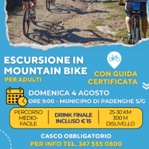 Escursione in mountain-bike
