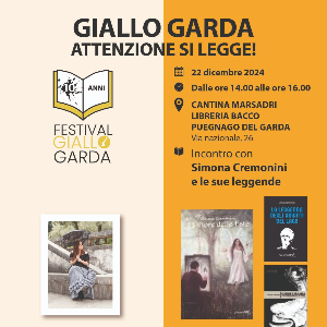 Giallo Garda Attenzione Si Legge, Appuntamento Con Simona Cremonini e le leggende del lago il 22 dicembre 2024!
