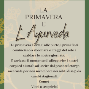 Primavera e ayurveda