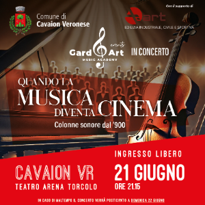 Quando la Musica diventa Cinema, colonne sonore dal '900