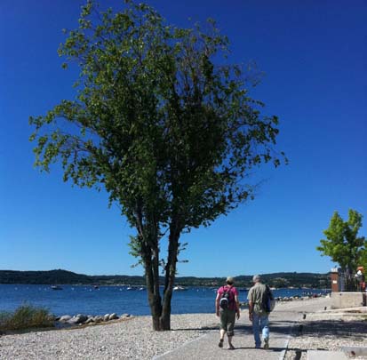 Tour passeggiata su lungolago e spiaggia di Padenghe / Moniga